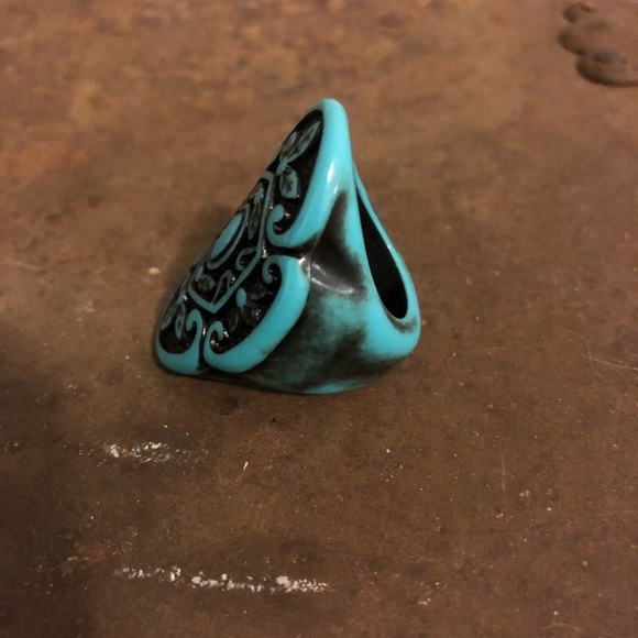 Turquoise Aztec Ring - Picture 3 of 3